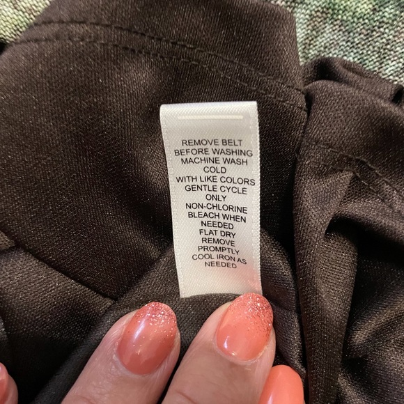 Women’s Brown & Turquoise/Blue Knit Dress, Size Medium - Picture 10 of 13